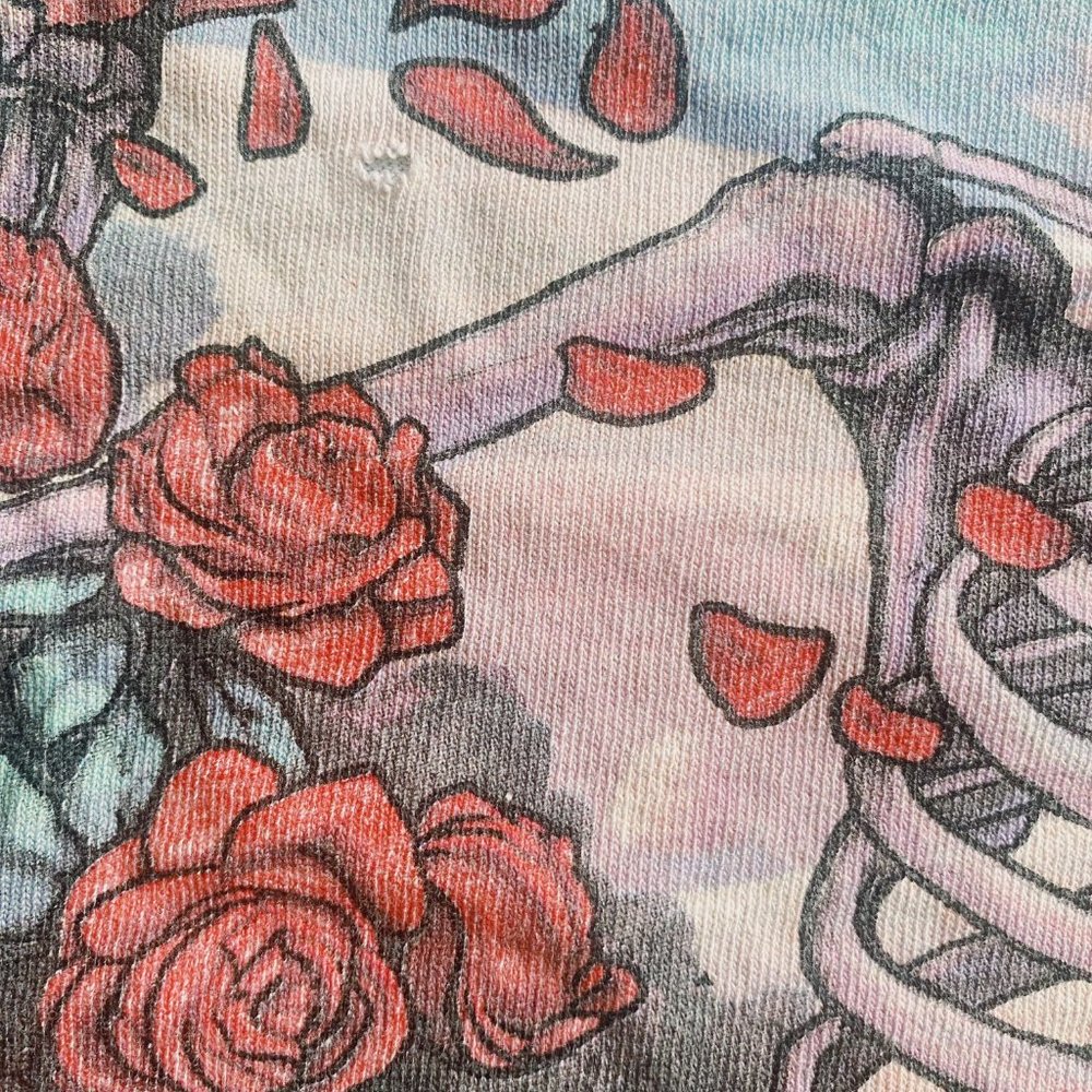 Vintage Liquid Blue XL Grateful Dead Long Sleeve Tie Dye Bertha T Shirt - Picture 7 of 9